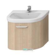 Тумба підвісна під раковину Jika Deep 65 см напівкругла ясен H4541344343401