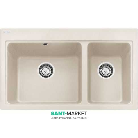 Мийка для кухні Franke Fiji FIG 620-80 врізна прямокутна Fragranite ваніль 114.0367.673