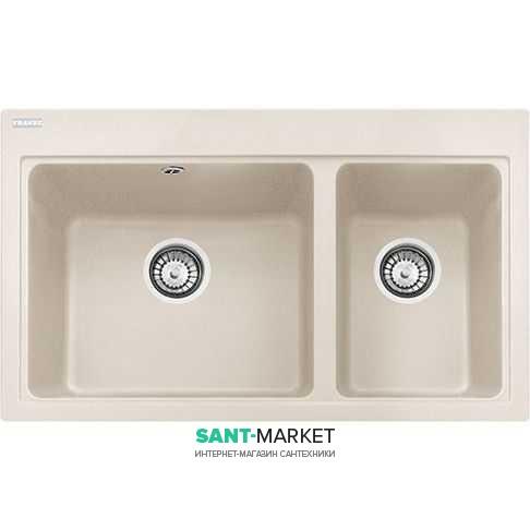 Мойка для кухни Franke Fiji FIG 620-80 врезная прямоугольная Fragranite ваниль 114.0367.673