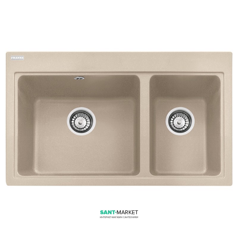 Мийка для кухні Franke Fiji FIG 620-80 врізна прямокутна Fragranite бежевий 114.0367.674