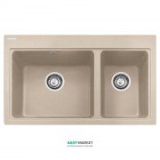 Мойка для кухни Franke Fiji FIG 620-80 врезная прямоугольная Fragranite бежевый 114.0367.674