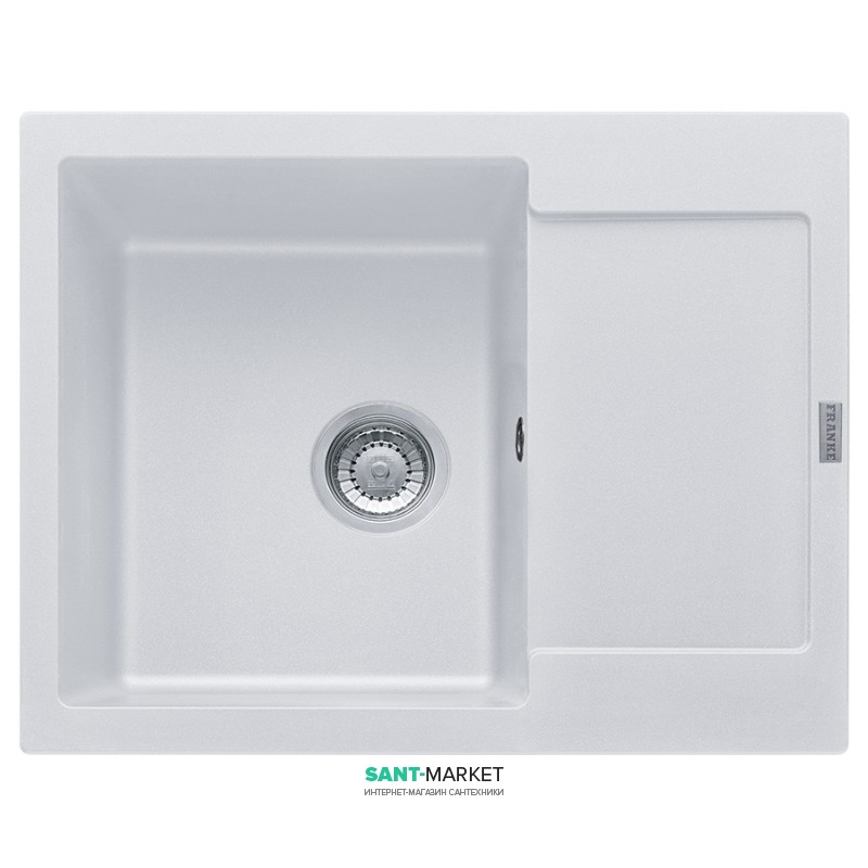 Мийка для кухні Franke Maris MRG 611-62 врізна зворотний Fragranite білий 114.0381.002