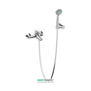 Смеситель для ванной Jika Deep однорычажный с ручным душем хром H3211U70041311