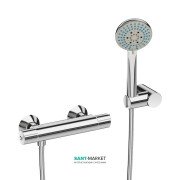 Термостат для душа Jika Deep двухвентильный с ручным душем хром H3331U70042711