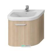 Тумба підвісна під раковину Jika Deep 60 см напівкругла ясен H4541334343401