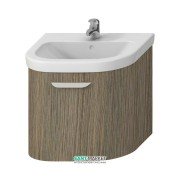 Тумба подвесная под раковину Jika Deep 60 см полукруглая золотой дуб H4541334343411