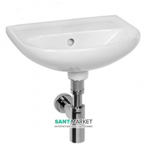 Мини-раковина для ванной Jika Lyra Plus 40х31 см без отверстия белый H8153810001091