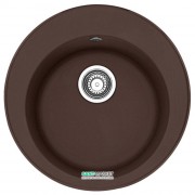 Мойка для кухни Franke Ronda ROG 610 врезная круглая Fragranite шоколад 114.0381.023