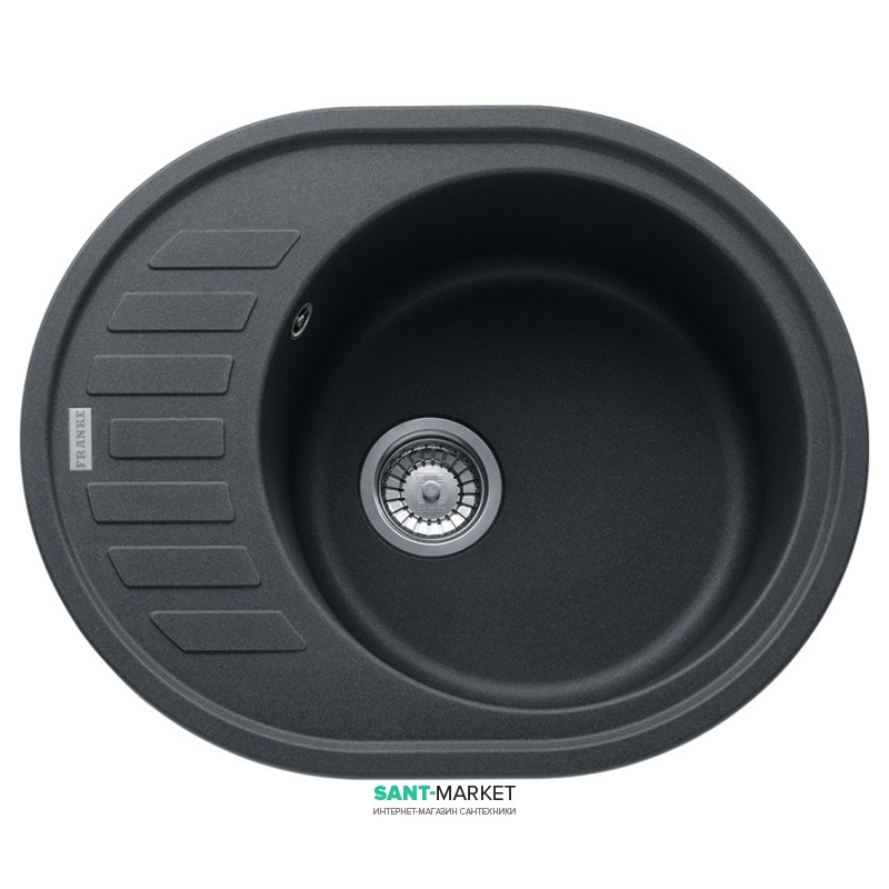 Мойка для кухни Franke Ronda ROG 611-62 врезная оборотная Fragranite оникс 114.0381.072