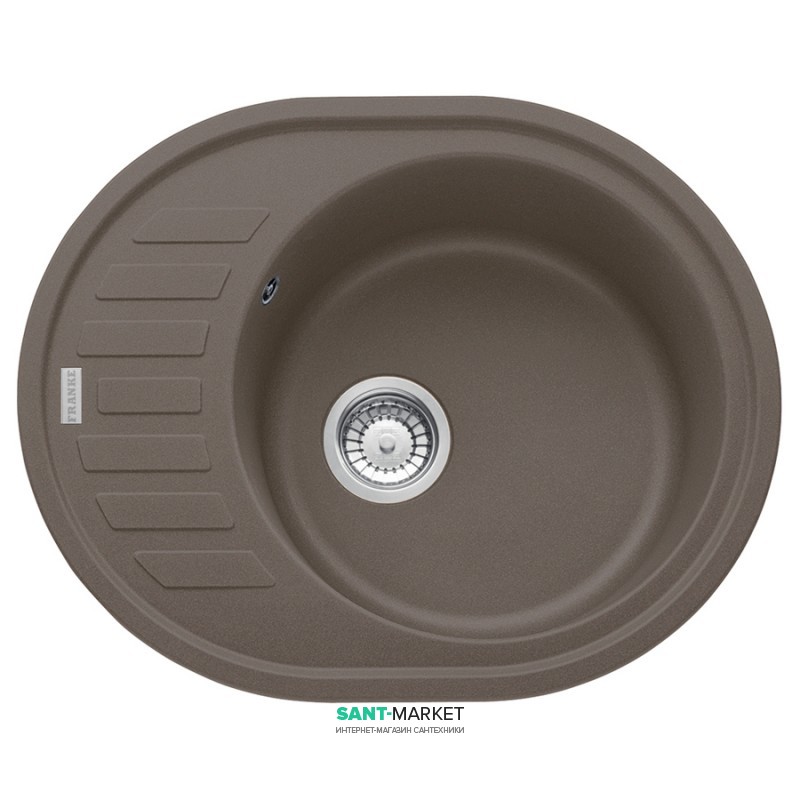 Мойка для кухни Franke Ronda ROG 611-62 врезная оборотная Fragranite шторм 114.0381.076