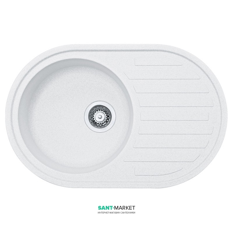 Мойка для кухни Franke Ronda ROG 611 врезная оборотная Fragranite белый 114.0381.062