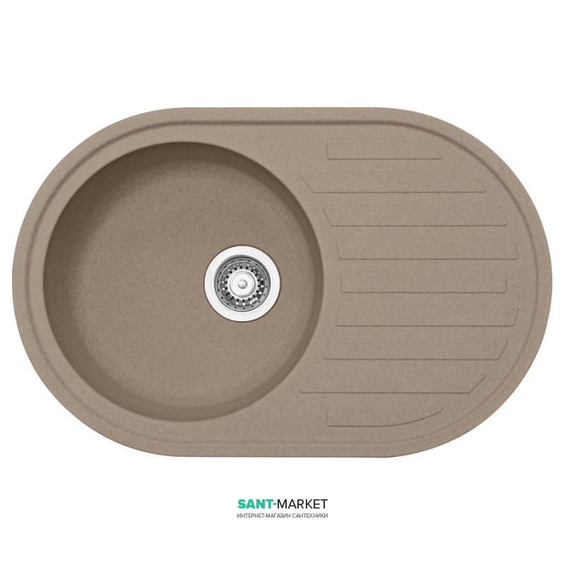 Мийка для кухні Franke Ronda ROG 611 врізна зворотний Fragranite мигдаль 114.0381.064