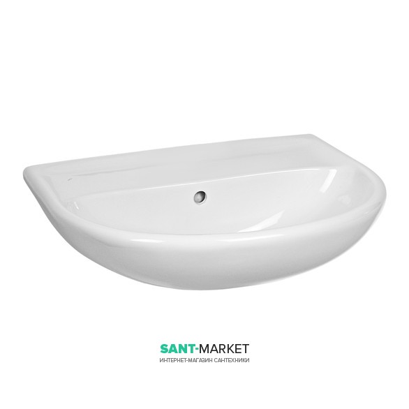 Раковина для ванної Jika Lyra Plus 55х45 см без отвору білий H8143820001091