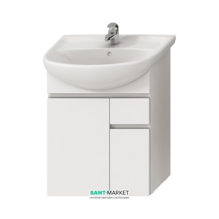 Тумба підвісна під раковину Jika Lyra Plus 65 см білий H4531320383001