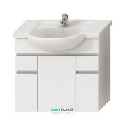 Тумба подвесная под раковину Jika Lyra Plus 80 см белый H4531520383001