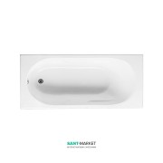 Ванна акрилова Jika Lyra Plus 160х75 см прямокутна білий H2288390000001