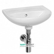 Мини-раковина для ванной Jika Lyra Plus 45х37 см без отверстия белый H8153820001091