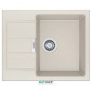 Мойка для кухни Franke Sirius SID 611-62 врезная оборотная с двумя отверстиями Tectonite маскарпоне 114.0497.936