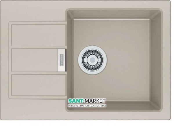 Мойка для кухни Franke Sirius SID 611-62 Slim врезная оборотная с двумя отверстиями Tectonite сахара 114.0497.938