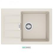 Мойка для кухни Franke Sirius SID 611-62 Slim врезная оборотная с двумя отверстиями Tectonite маскарпоне 114.0497.940