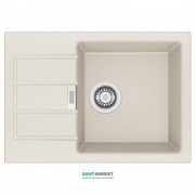 Мойка для кухни Franke Sirius SID 611-62 Slim врезная оборотная с двумя отверстиями Tectonite маскарпоне 114.0497.940