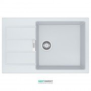 Мойка для кухни Franke Sirius SID 611-78 XL врезная оборотная с двумя отверстиями Tectonite белый 114.0497.954