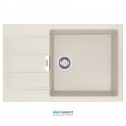 Мойка для кухни Franke Sirius SID 611-78 XL врезная оборотная с двумя отверстиями Tectonite маскарпоне 114.0497.955