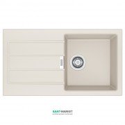 Мойка для кухни Franke Sirius SID 611-78 Slim врезная оборотная с двумя отверстиями Tectonite маскарпоне 114.0497.959