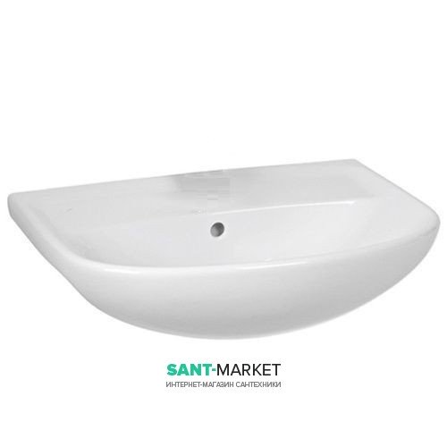 Раковина для ванної Jika Lyra Plus 55х45 см без отвору білий H8133820001091