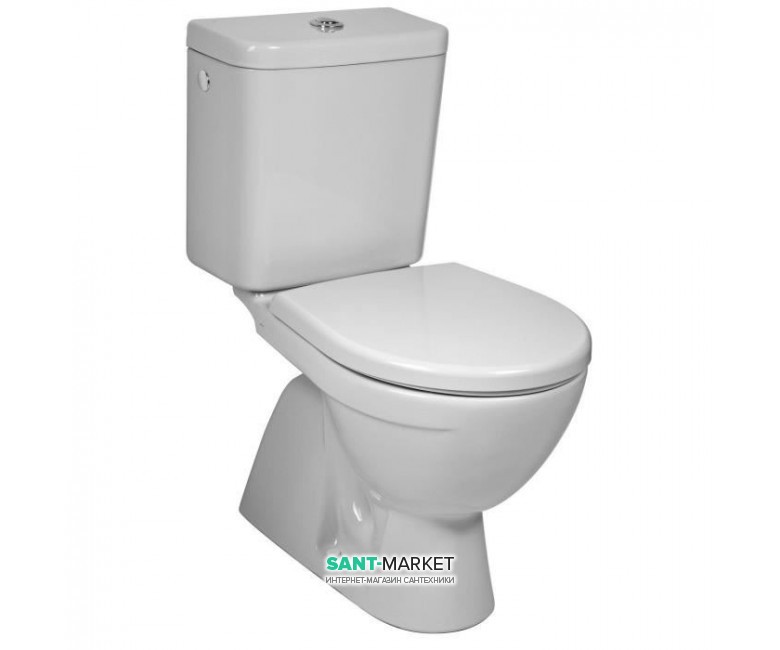 Унітаз-компакт підлоговий Jika Lyra Plus з бачком кераміка білий H8263870002421