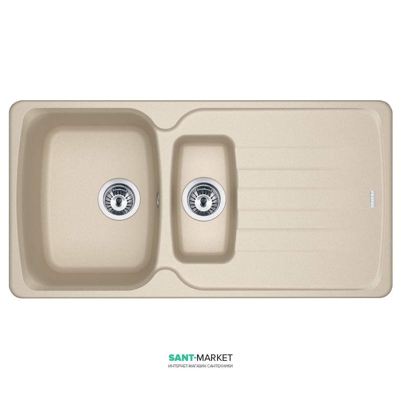 Мойка для кухни Franke Antea AZG 651 врезная оборотная Fragranite бежевый 114.0498.077