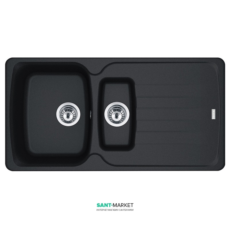 Мойка для кухни Franke Antea AZG 651 врезная оборотная Fragranite оникс 114.0498.078