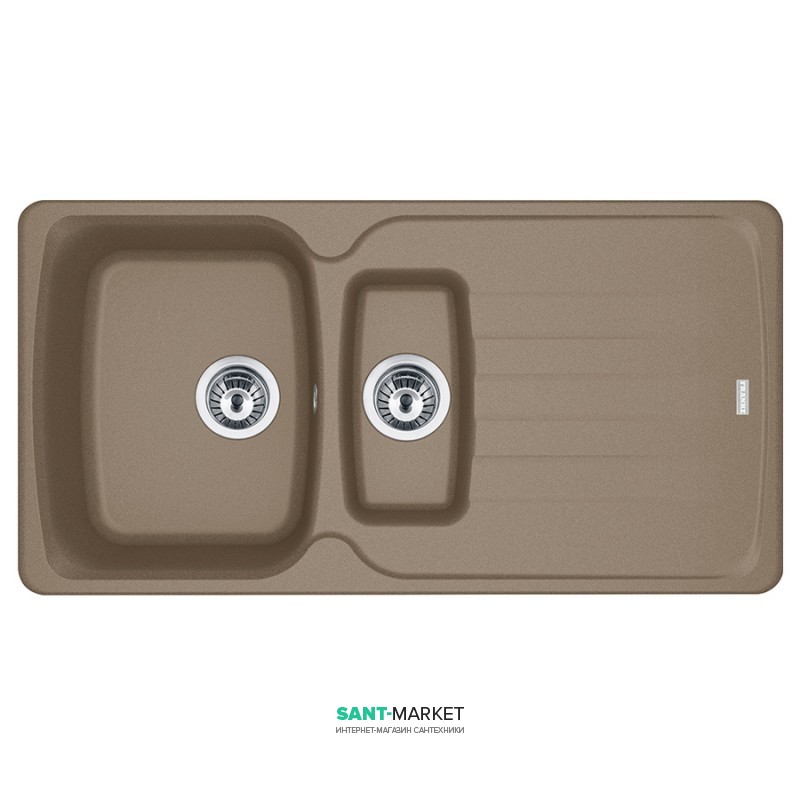 Мийка для кухні Franke Antea AZG 651 врізна зворотний Fragranite мигдаль 114.0498.079