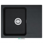 Мойка для кухни Franke Orion OID 611-62 врезная оборотная с двумя отверстиями Tectonite черный 114.0498.008