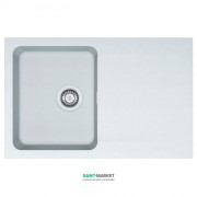 Мийка для кухні Franke Orion OID 611-78 врізна зворотний з двома отворами Tectonite білий 114.0498.010