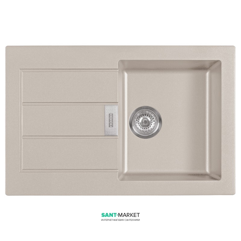 Мойка для кухни Franke Sirius SID 611-78 врезная оборотная с двумя отверстиями Tectonite сахара 114.0498.004