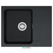 Мийка для кухні Franke Orion OID 611-62 врізна зворотний з двома отворами Tectonite чорний 114.0498.008