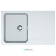 Мийка для кухні Franke Orion OID 611-78 врізна зворотний з двома отворами Tectonite білий 114.0498.010