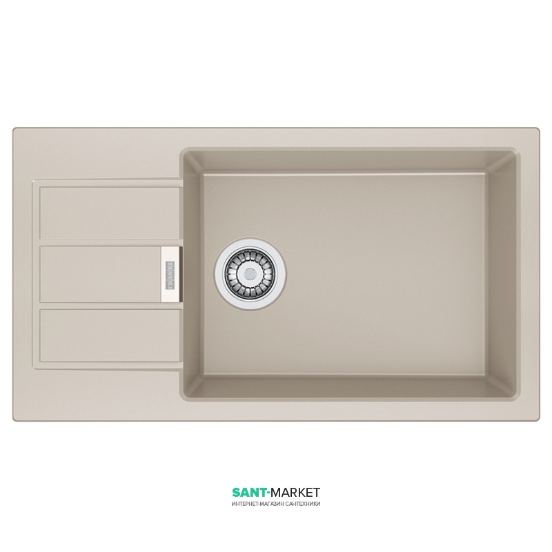 Мойка для кухни Franke Sirius SID 611-78 XL Slim врезная оборотная с двумя отверстиями Tectonite сахара 114.0497.981
