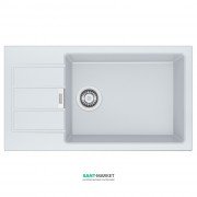 Мойка для кухни Franke Sirius SID 611-78 XL Slim врезная оборотная с двумя отверстиями Tectonite белый 114.0497.982