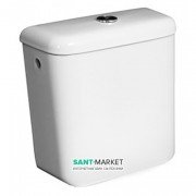 Сливной бачок для унитаза Jika Zeta боковой подвод керамика белый H8283920000001