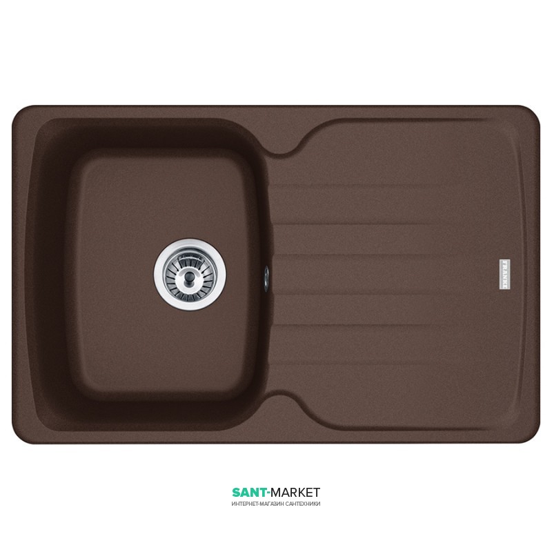 Мийка для кухні Franke Antea AZG 611-78 врізна зворотний Fragranite шоколад 114.0499.167