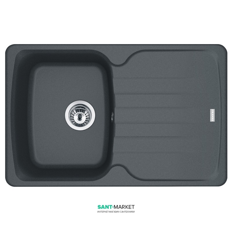 Мойка для кухни Franke Antea AZG 611-78 врезная оборотная Fragranite графит 114.0499.168