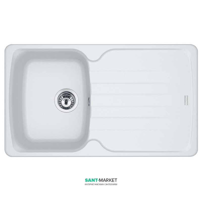 Мойка для кухни Franke Antea AZG 611-86 врезная оборотная Fragranite белый 114.0499.188