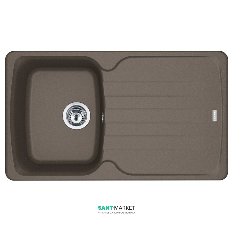 Мойка для кухни Franke Antea AZG 611-86 врезная оборотная Fragranite шторм 114.0499.189