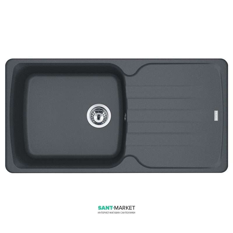 Мойка для кухни Franke Antea AZG 611-97 XL врезная оборотная Fragranite графит 114.0499.137