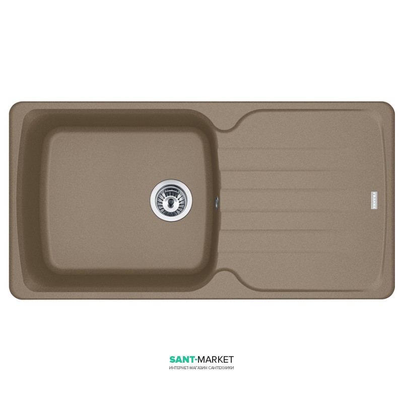 Мойка для кухни Franke Antea AZG 611-97 XL врезная оборотная Fragranite миндаль 114.0499.140