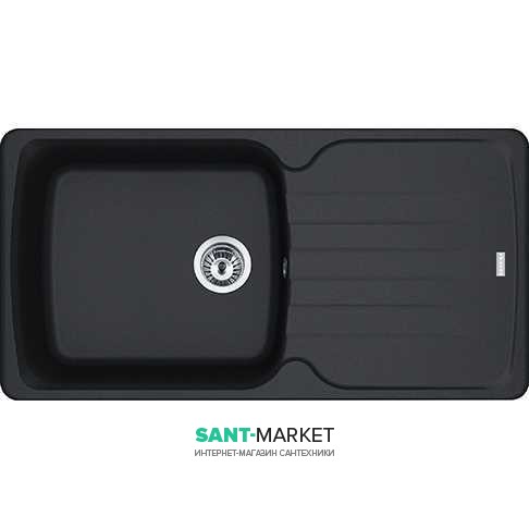 Мойка для кухни Franke Antea AZG 611-97 XL врезная оборотная Fragranite оникс 114.0499.178