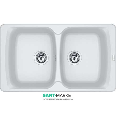 Мойка для кухни Franke Antea AZG 620 врезная оборотная Fragranite белый 114.0499.197