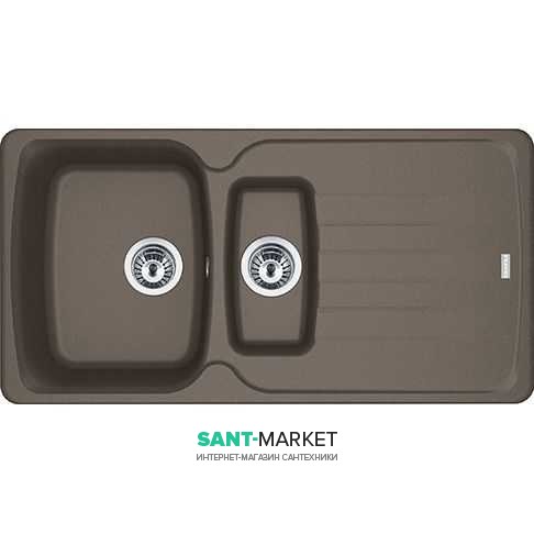 Мойка для кухни Franke Antea AZG 651 врезная оборотная Fragranite шторм 114.0498.081